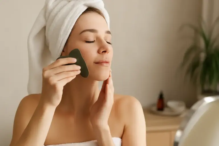 Massaggio linfodrenante viso fai da te: il dettaglio che potenzia i risultati