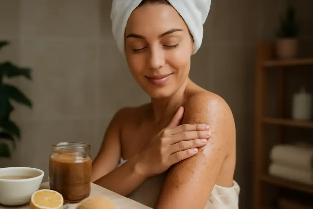 Scrub corpo fai da te con ingredienti semplici: ottieni una pelle più morbida in pochi minuti