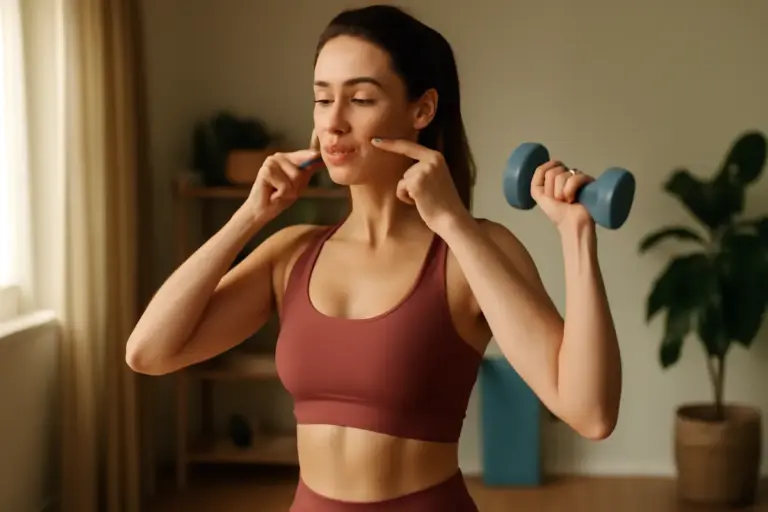 Ginnastica facciale utile anche per il corpo: il movimento sottovalutato che definisce le forme