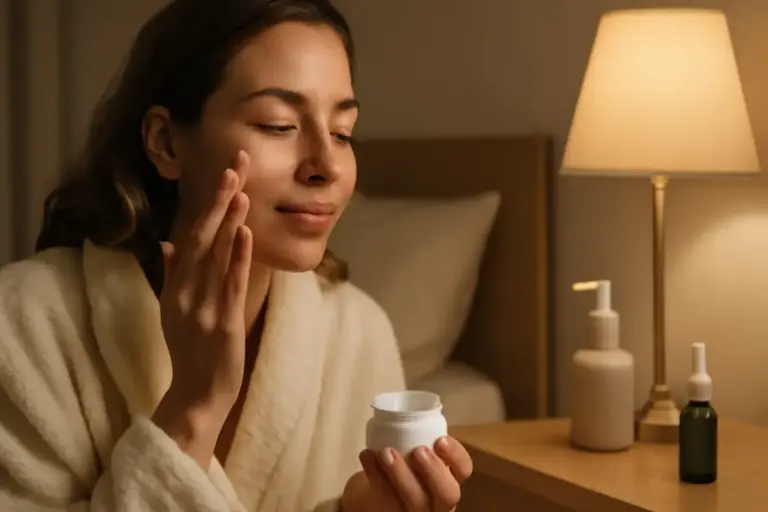 Routine serale di bellezza naturale: l’accorgimento che sostiene la rigenerazione notturna